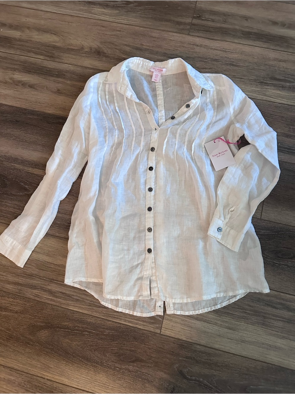 Isaac Mizrahi white button down